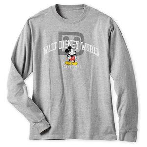NWOT Disney Walt Disney World Oversized Long Sleeve Graphic Shirt (size S)
